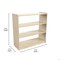Flash Furniture Bright Beginnings Commercial 3 Shelf Wooden Classroom Open Storage Unit, Natural MK-KE23971-GG - alternate 7